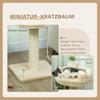 Scratching Post Cat Tree Cat Bed, 1 Cat Bed, incl. Cat Toy, 55 cm x 55 cm x 83 cm, Beige