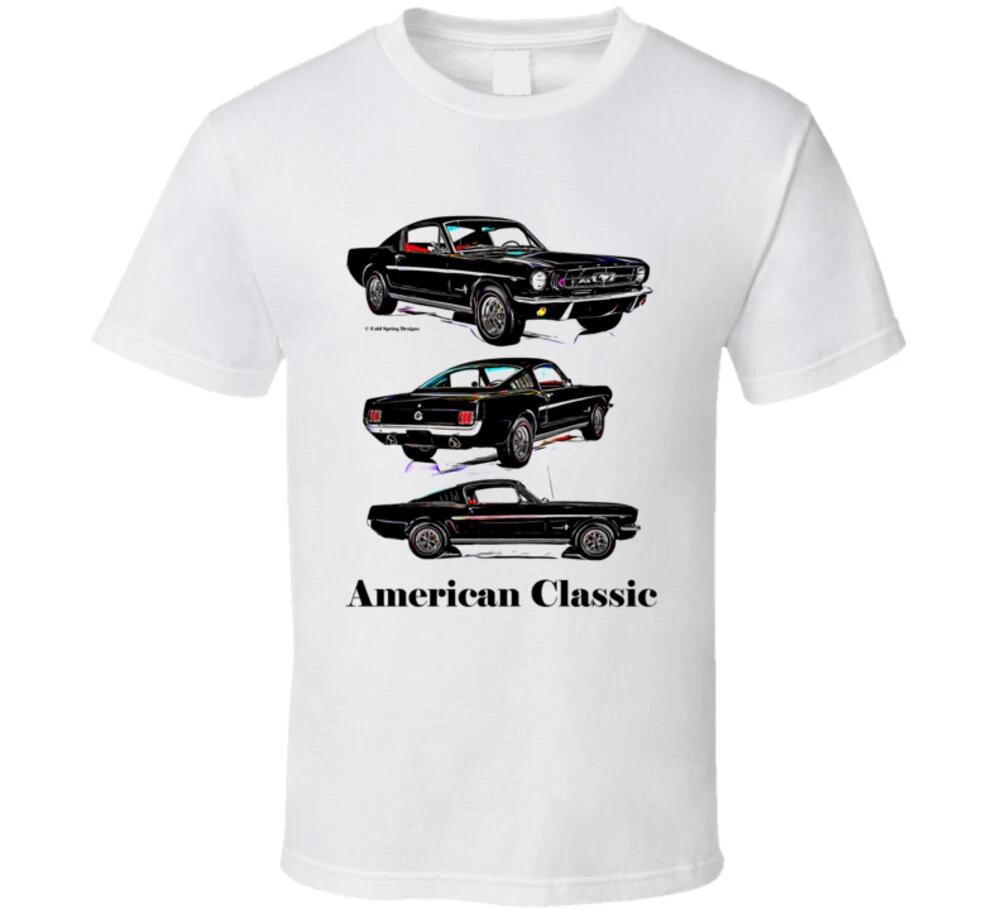 American Classic 65mustangfastback Musclecar Gift T Shirt L