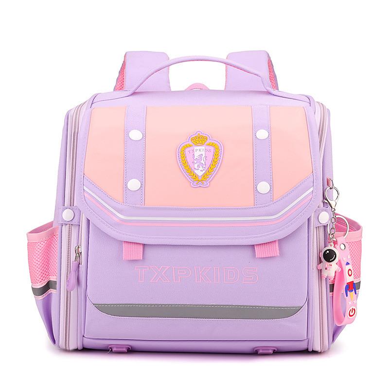 Breathable Cute And Fun Design School Backpack For Grade 1 To 6 Students With Arc Shoulder Straps