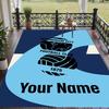 Custom Text Printed Rug BIRMINGHAM CITY Football Non Slip Floor Carpet For Home Room Decor