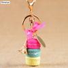 Neuer Kuchen Schlüsselanhänger Mode Auto Schlüsselanhänger Damen Tasche Anhänger Zubehör Frankreich Kuchen Macarons mit Eiffelturm Schlüsselanhänger Geschenk Schmuck