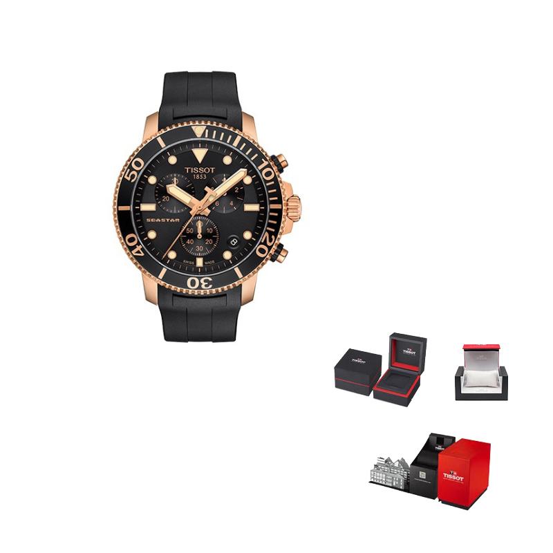 

TISSOT Starfish Collection Quartz Movement Men s Watches Watch 45.5mm Black Dial Stainless Steel Case T120.417.37.051.00 Black Dial