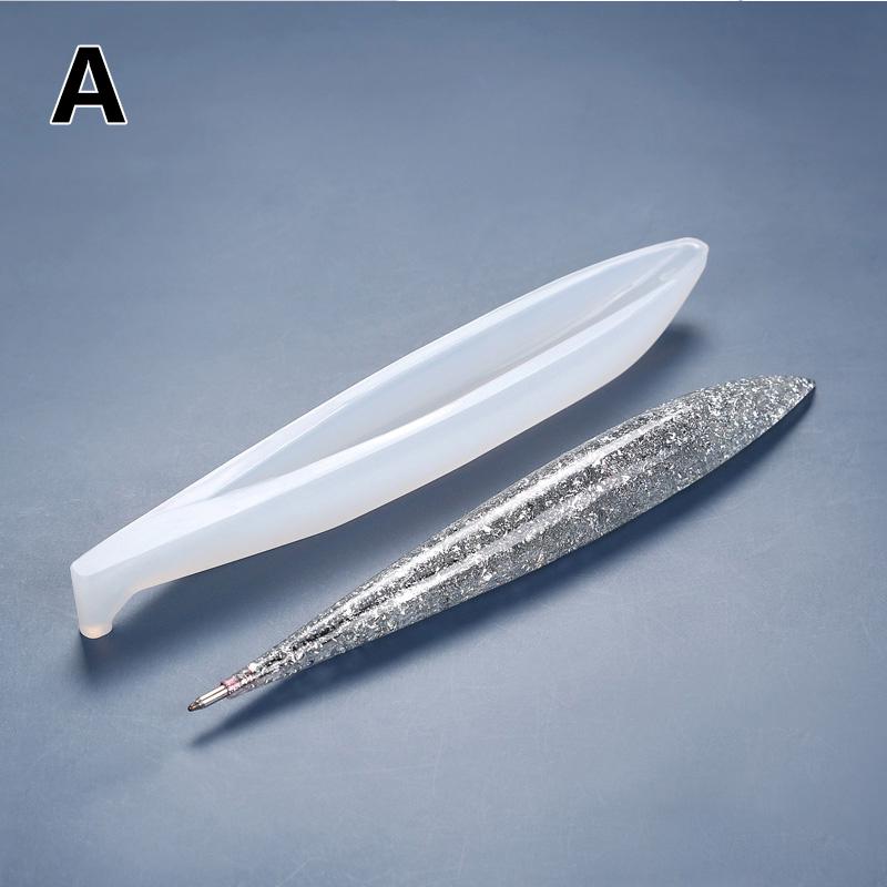 Cheap 1PC Mould UV Epoxy Resin Casting Ballpoint Pen Craft Diy