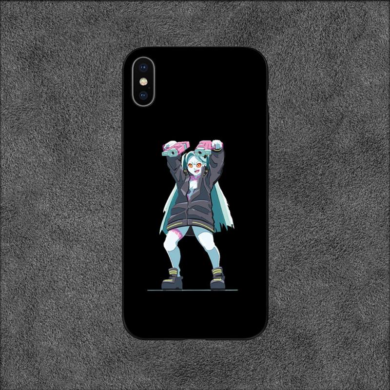 Cyberpunk Edgerunners Rebecca Telefon Fall Für iPhone 11 12 Mini 13 14 Pro XS Max X 8 7 6s Plus 5 SE XR Shell
