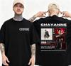 2025 Summer Chayanne Bailamos Otra Vez Tour Cover Tshirt Male Hip Hop Pop Tshirt Casual Cotton Loose Tshirt Street Wear