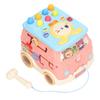 Bus Beat A Mole Toy Educational Sound Light Interactive Musical Learning Activity Cube Bus Toy for