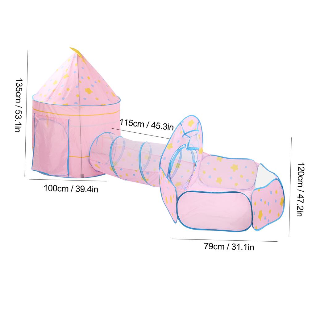 3pcs Baby Tent Kid Crawling Tunnel Play Tent Indoor Children Toddler Toy   Pool