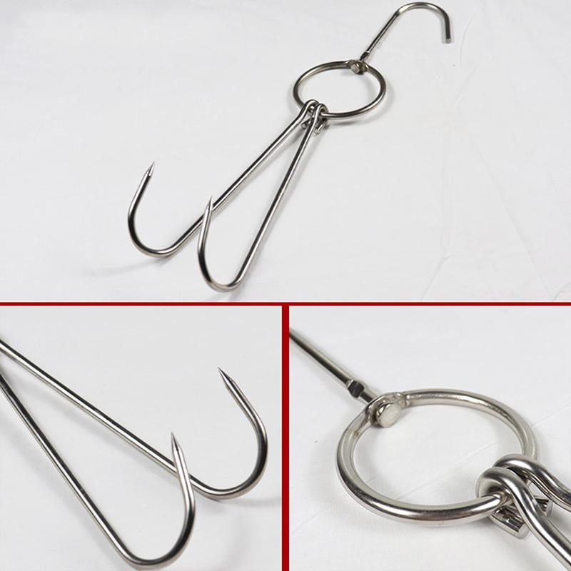 Duck Butcher Meat Processing Drying Smoking Hanger Stainless Steel Bacon Hook
