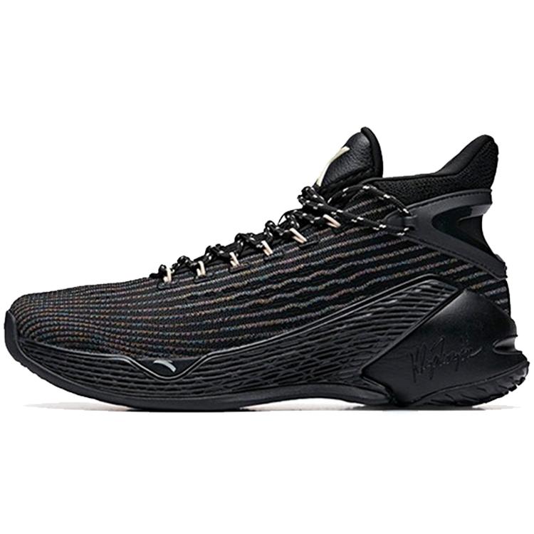 New Anta KT4 Thompson Abrasion Resistant Breathable High Top Basketball Shoes Men's Black 11931101-3