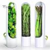 Plant Stem Hydrator Herb Saver for Refrigerator, Pods Cilantro Containers Refrigerator Side Door Storage Fresh Keeper Parsley Asparagus Kitchen