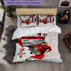 Biancheria da Letto a Tema Cristiano Ronaldo Set 3 Pezzi Copripiumino Biancheria da Letto Decorativa per Stanza Adolescenti Decorazione Casa