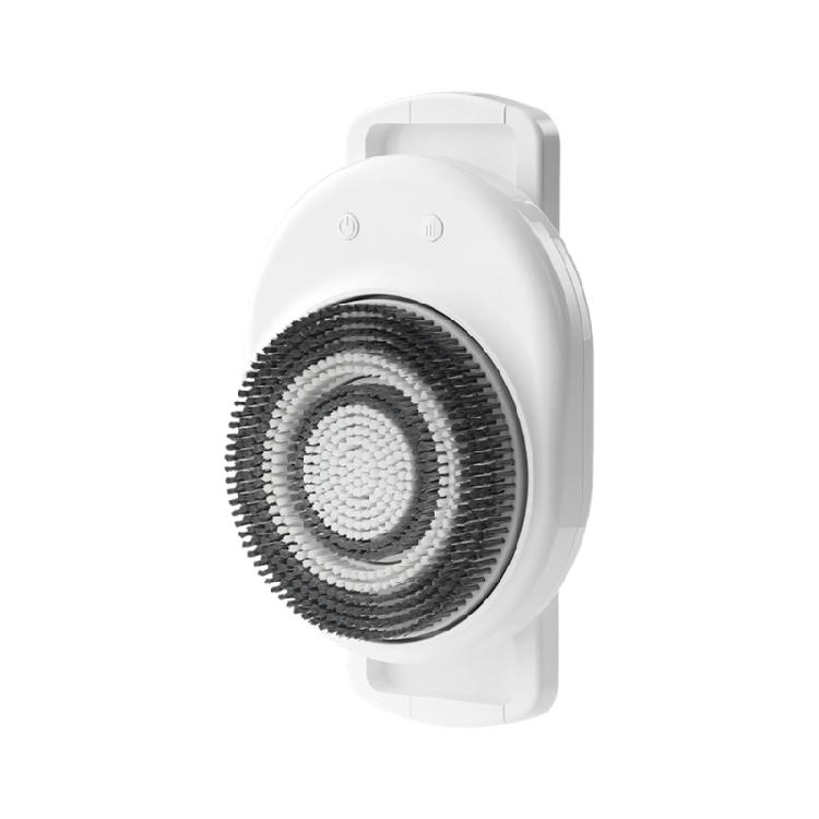 

Sanitary Plastic Bath Brush Having Triple Head Design And Ergonomic Handle For Simple entire body Cleansing 1