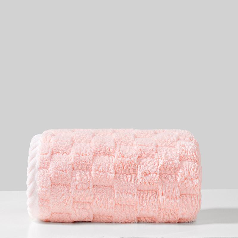 Set Of 3 Coral Velvet Towels Soft Bath Towels Highly Absorbent Guest Towels 35X75Cm 85X150Cm 70X140Cm Various Sizes