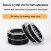 60M/Roll Full Elastic Hair Weaving Sewing Decoration Wig Hair Net Sewing Cotton Thread Thread For Making Invisible Feathered