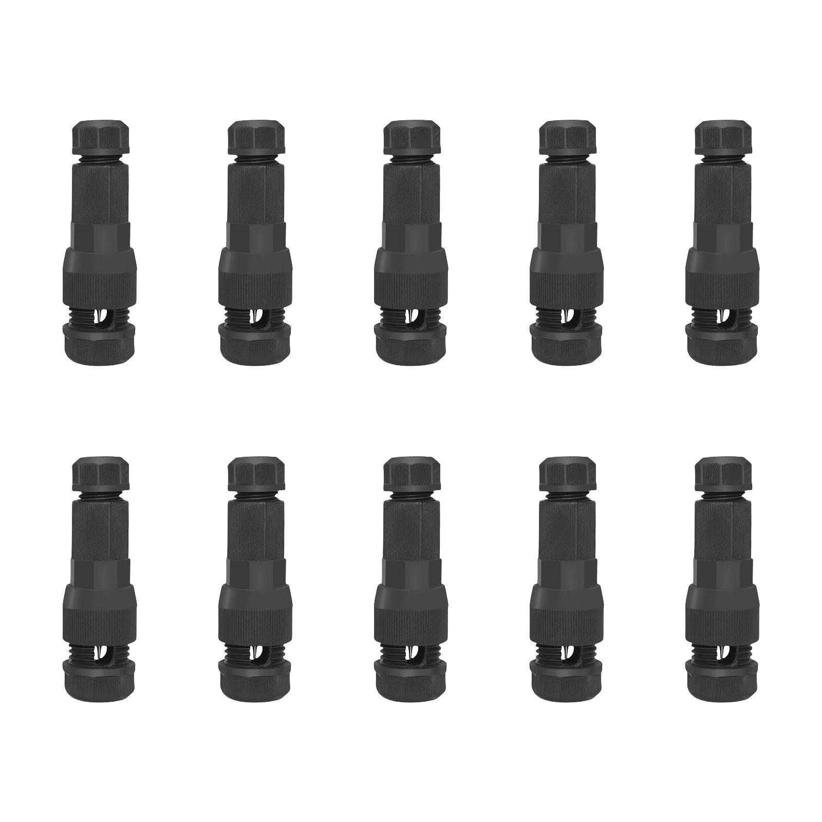 

10Pcs Low Voltage Wire Connector Quick Piercing Connector No Stripping Wire Quick Connector Punctured Terminal чорний