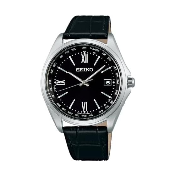 

[Seiko Watch] Wristwatch Seiko Selection Titanium Solar Radio Wave World Time Function SBTM297
