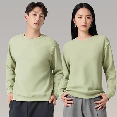 Fengxun Waffelstrick Couple Sweatshirt aus Wolle und Seide