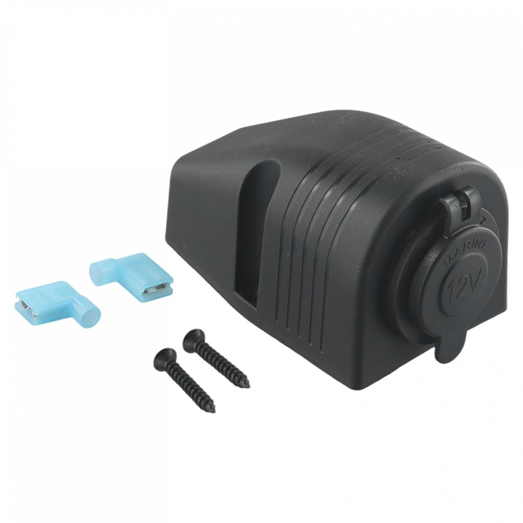 12V 24V Car Boat Power Socket Outlet Mount Accessories Compatible with Devices