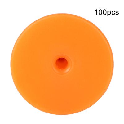 100ks Štítok na ucho pre hospodárske zvieratá Značka Značkovač Príslušenstvo pre Prasa Kravu Ovcu Zvieratá Oranžová Okrúhla 30x30mm