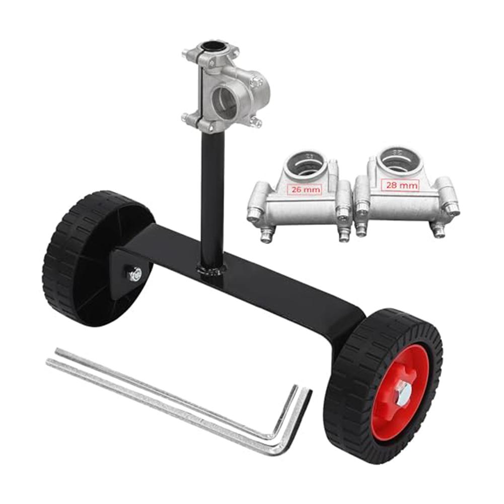 Heavy Duty Lawn Trimmer Wheel Attachment Compatible with For 26mm and 28mm Shafts for Smooth and Fast Yard Work