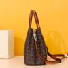 Spring and Summer New Women's Bags Fashion Printed Letter Handbags Retro Large-capacity Tote Bags Shoulder Messenger Bags