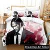 3D John Wick Bettwäsche-Set Bettbezug Bettdecke mit Kissenbezug Einzelbett Doppelbett Queen King Size Jungen Erwachsene Heimtextilien