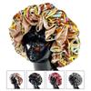 Newly Women Satin Solid Bonnet Cap Fashion Double Layer Silky Bonnet For Lady African Printing Sleep Hat Hair Care Head Wrap