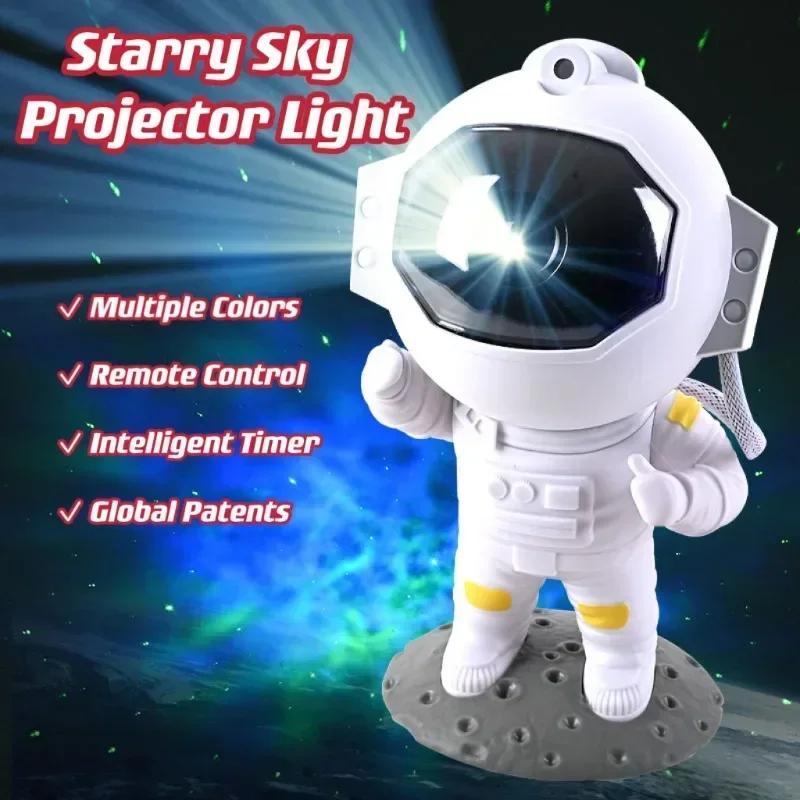 Starry LED Night Projection Light Creative LED Astronaut No Installation Required Rechargeable To Use Projection Ambient Light