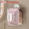 Sucker Wall Mount Tissue Box With Open Design For Kitchen Living Room Storage