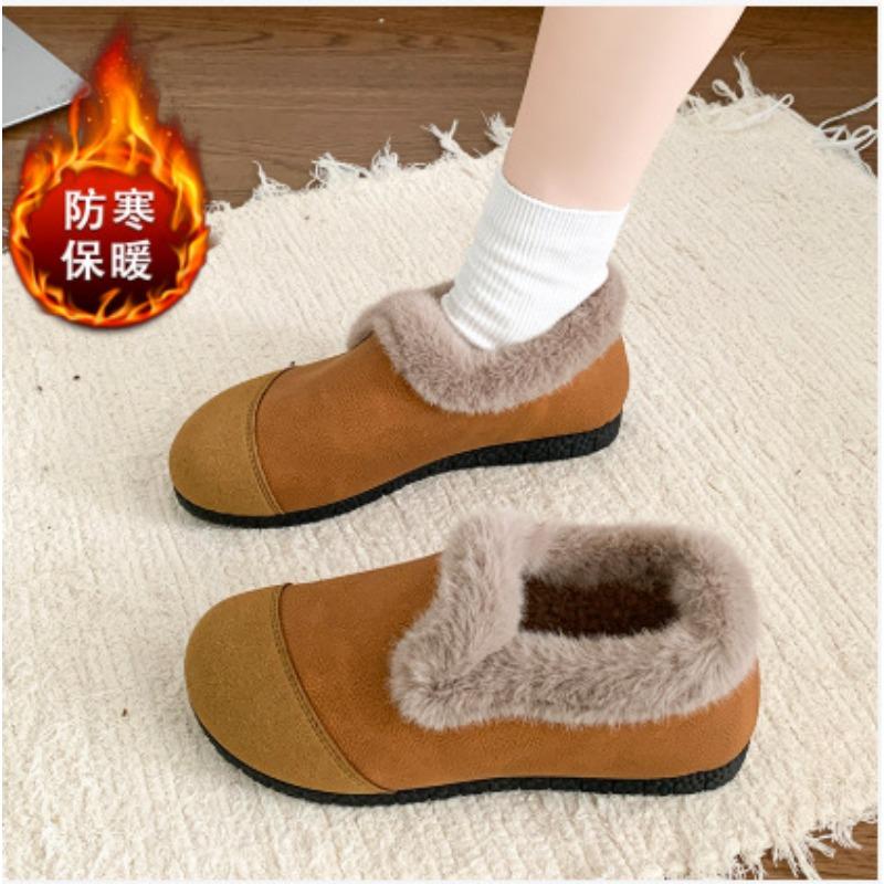 Winter Velvet Little White Shoes, New Female Students Thick-soled Heightening Sports Board Shoes