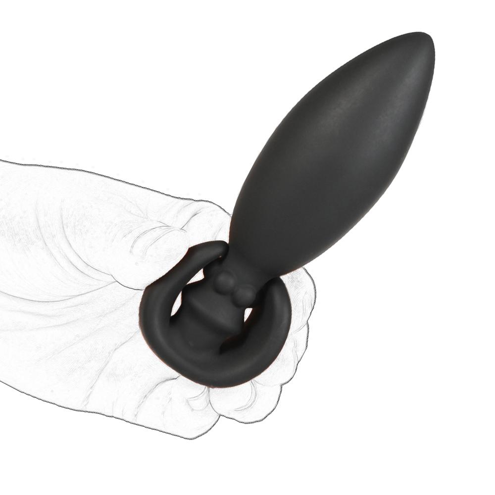 Silicone Metal Rolling Bead Anal Plug Wearable Butt Plug Stimulation Anus Masturbator G-Spot Massage  Sex Toys for Man Women