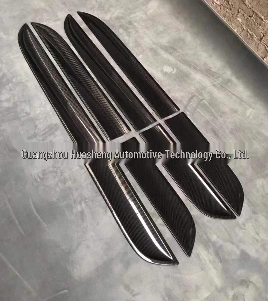 Porsche Macan Carbon Fiber Door Panel Scratch Protector - Fits All Models