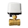 1/2" 3/4" 1" IP65 Wasserdichtes Motorisiertes Kugelventil 3-Draht 2 Steuerung Normal Geschlossen Messing Elektrisches Kugelventil 8NM Drehmomentmotor