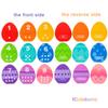 Wooden Montessori Dinosaur Egg Game Plaything Color Number Matching Game Early Learning Present Color Cognition Tactile Toy For Toddler