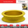 Brazed Diamond Flat Angle Grinder for Roman Column Quartz Stone & Ceramic Tile Edge Grooving.