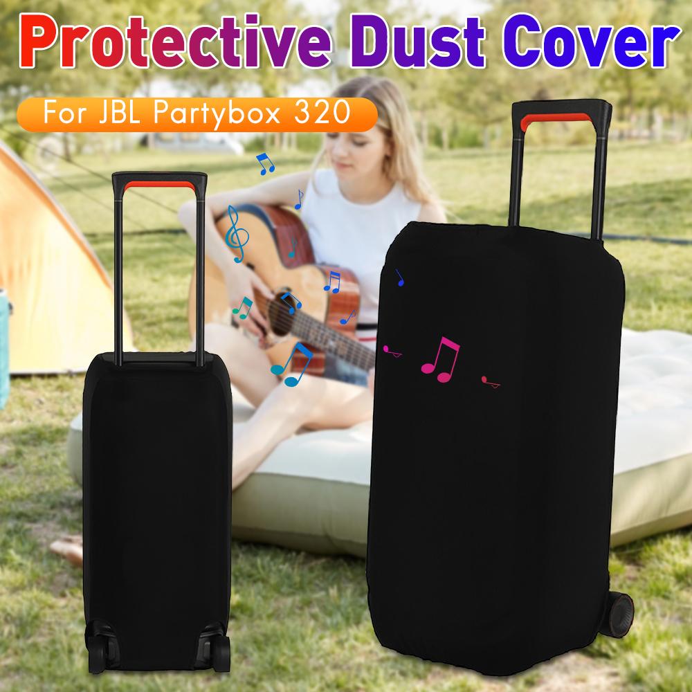 Staubschutz Hülle für JBL Partybox 320 Tragbarer Party-Lautsprecher mit Gummiband Lautsprecher Hülle Überzieh Hülle