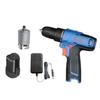 Dongcheng 1601 16V Lithium Battery Drill Spare Parts: Rechargeable Drill, Battery, Charger, Motor, and Accessories.