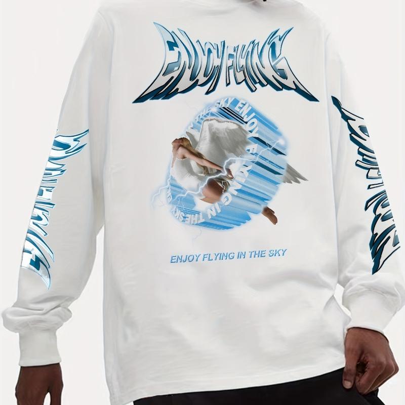 Low-Maintenance, Daily Essential for Busy Lifestyles, Men s Crew Neck Sweatshirt XXL чёрный