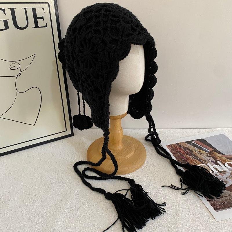 

JYL TS DIY Crochet Hat Scarf Women Autumn Winter Warm Neck Knit Hat Acrylic 1222Mao12662 тиффани синий