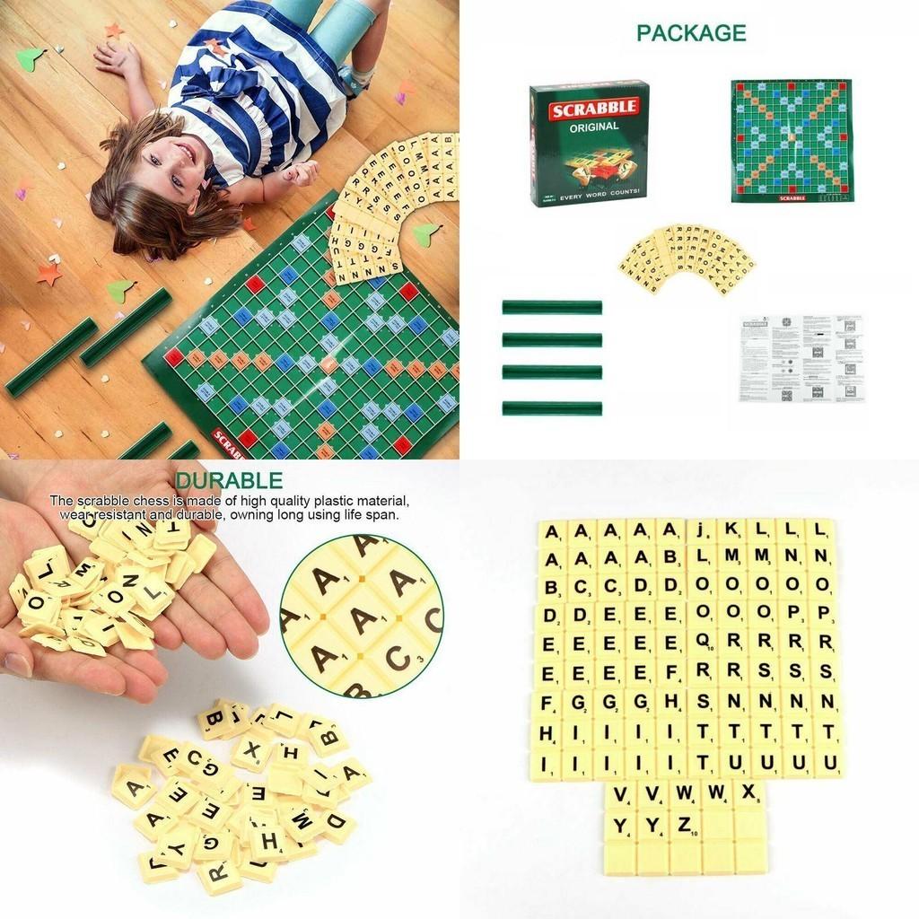 Klassiek Scrabble Bordspel Educatief Speelgoed Voor Kinderen En Volwassenen