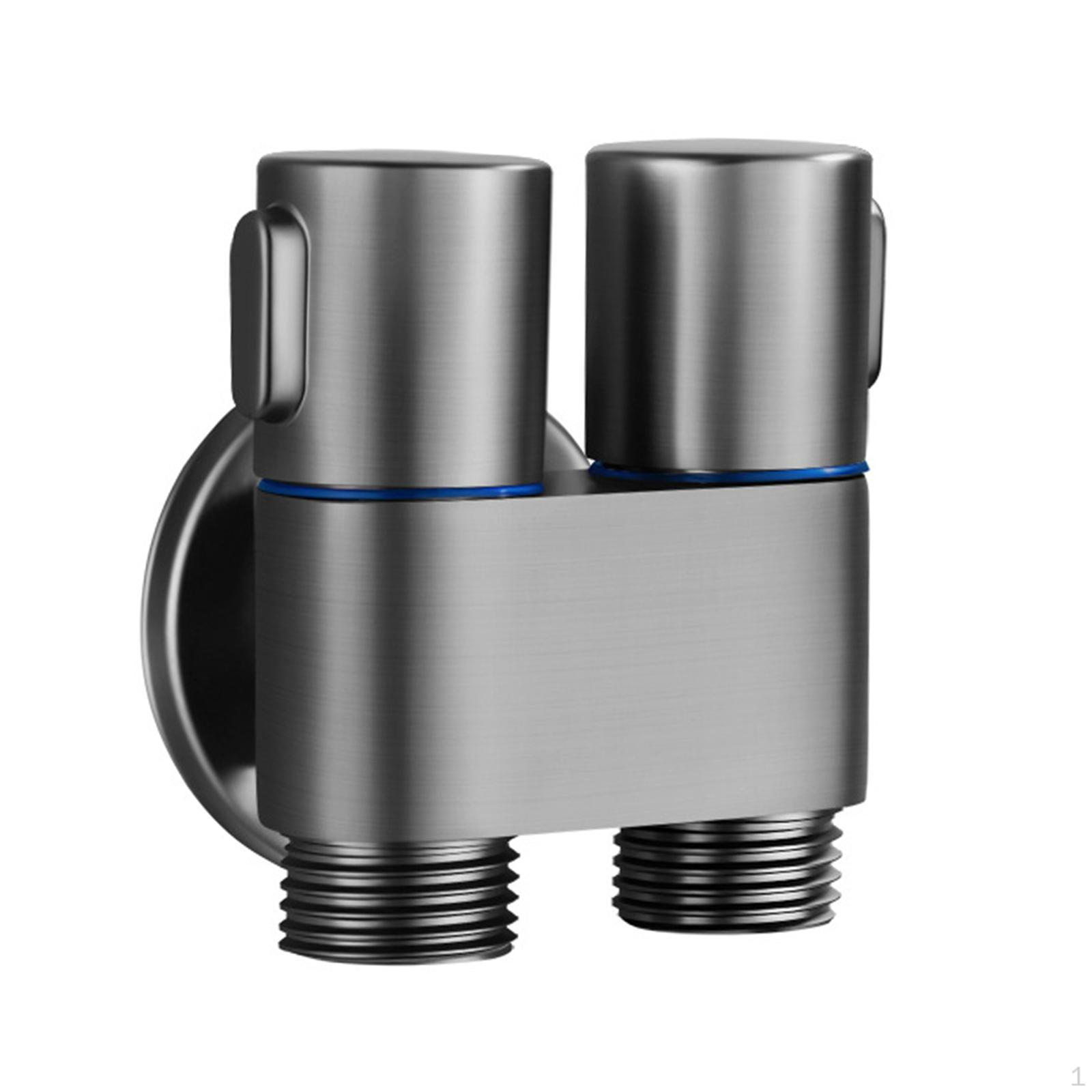 

1-in-2-Out Dual Control Valve, Bathroom Faucet with Pull Out Sprayer for Toilet,Bidet and