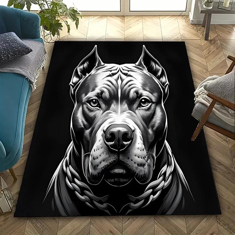 Cool American Bully Print Carpet Living Room Rugs Wonderful Gifts for Friends Decorative Carpet for Home Office Store Large Size
