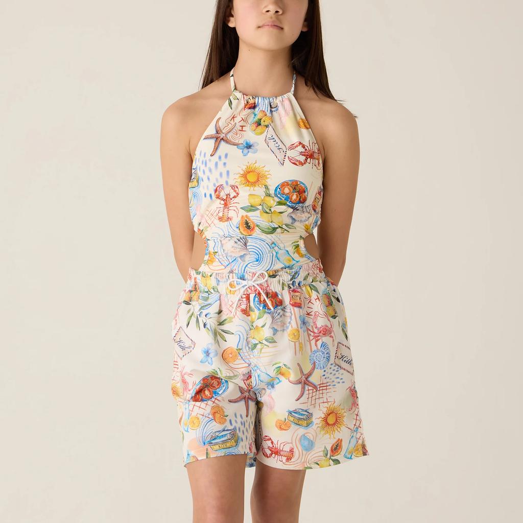 Kith Thompson Camp Picnic Thompson Camping Print Fashion All Over Print Simple Shorts Kids shorts KHK060429-104