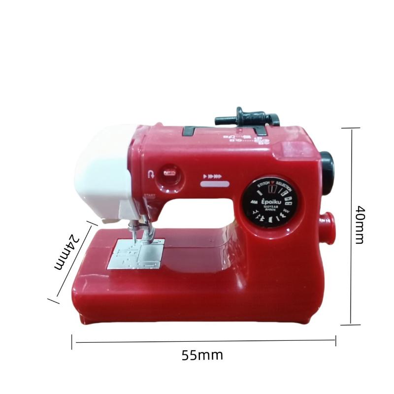 

1Pcs Sewing Machine Capsule Toy Simulation Mini Egg Twist Small Electric Home Ornament Atmosphere Decoration Cute бордовый