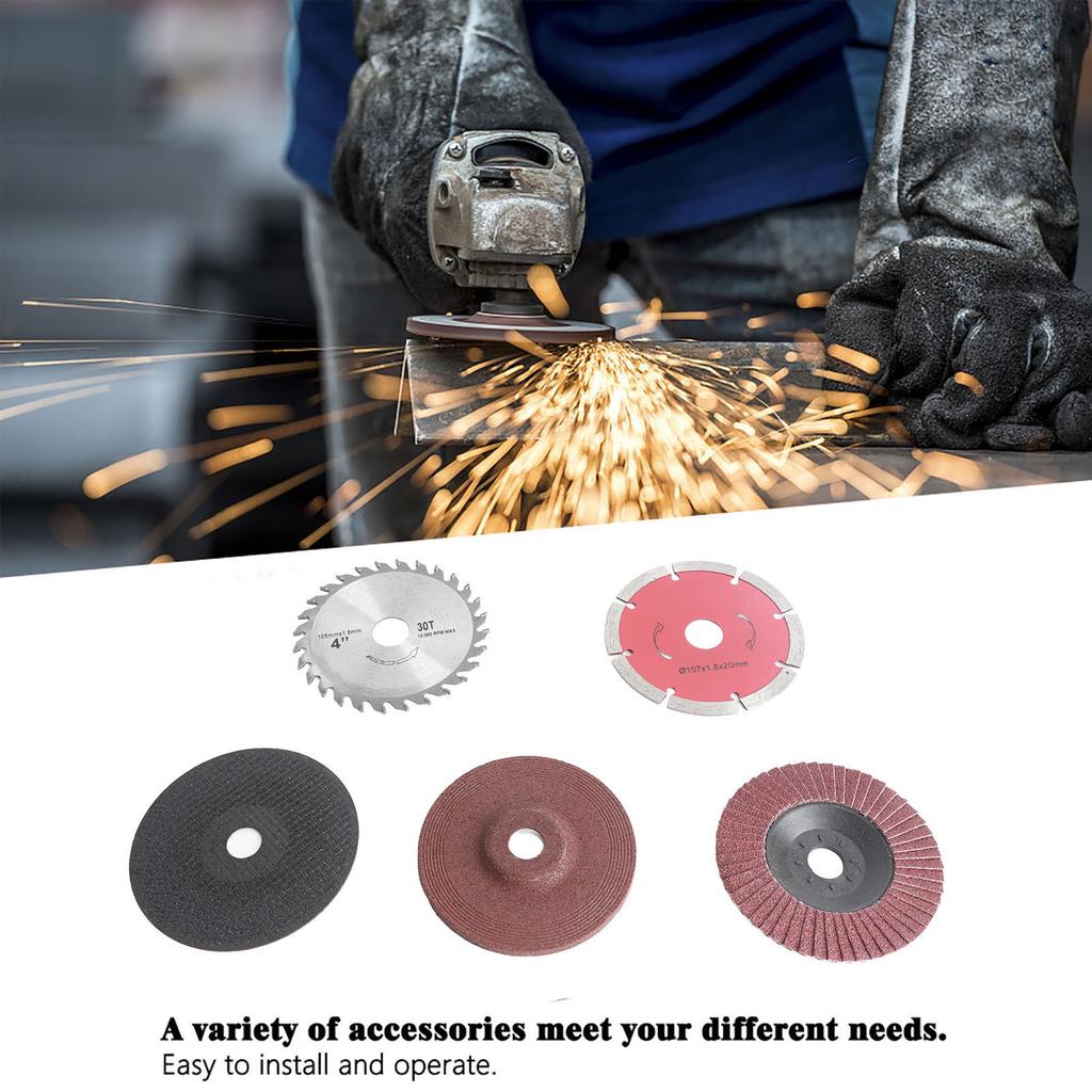Electric Drill Conversion Angle Grinder Connecting Rod Cutting Disc Polishing Wheel Accessory