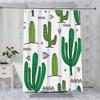 Pflanze Kaktus Badezimmer Duschvorhang Zwerg Wasserdichter Stoff Badezimmer Vorhang Mit 12 Haken Sonnenblume Heimdeko Kostenloser Versand