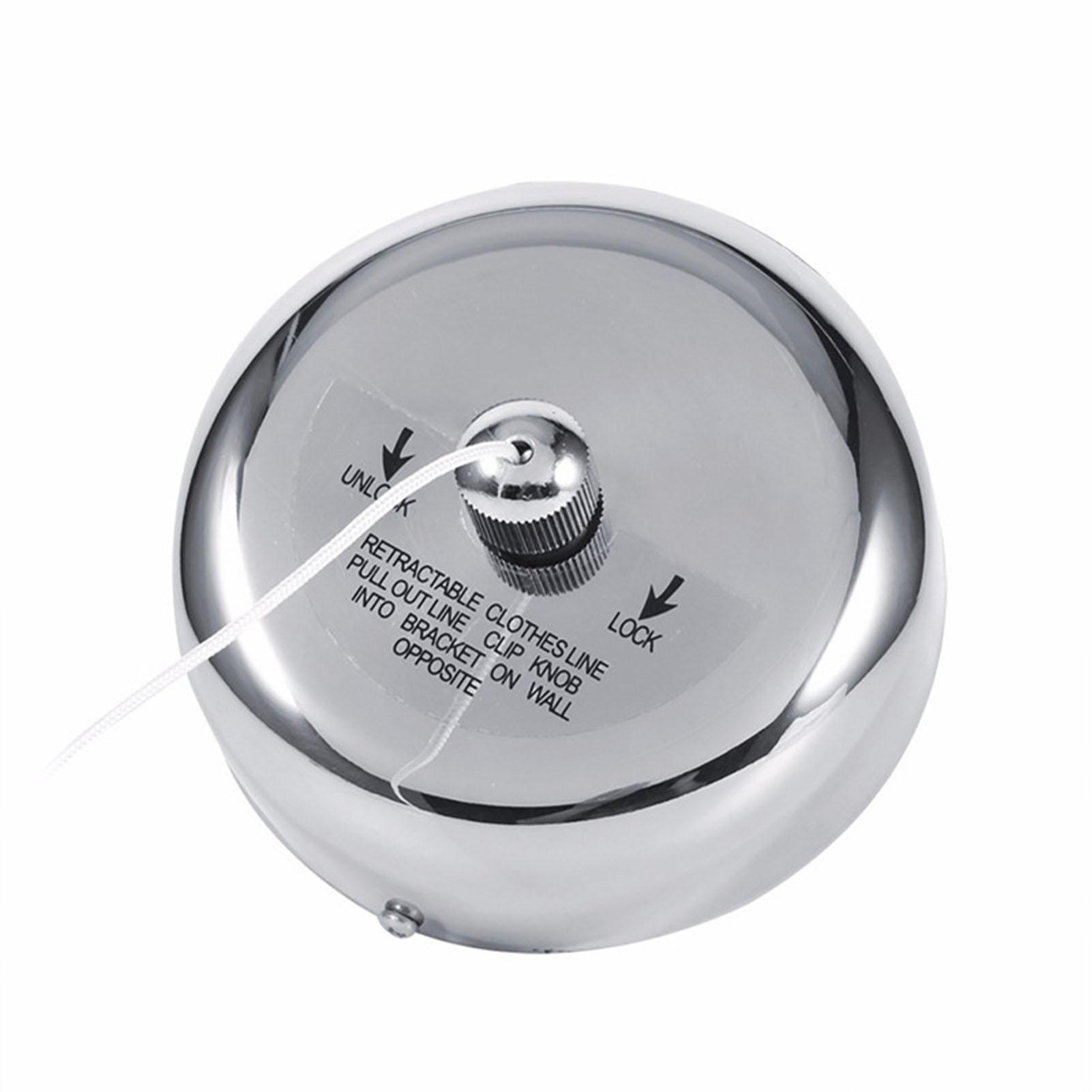 

Выдвижная сушилка для одежды из нержавеющей стали, сверхпрочная, грузоподъемность 22 фунта, шнур 2,8 м, сушка, душ, бельевая веревка, стойка