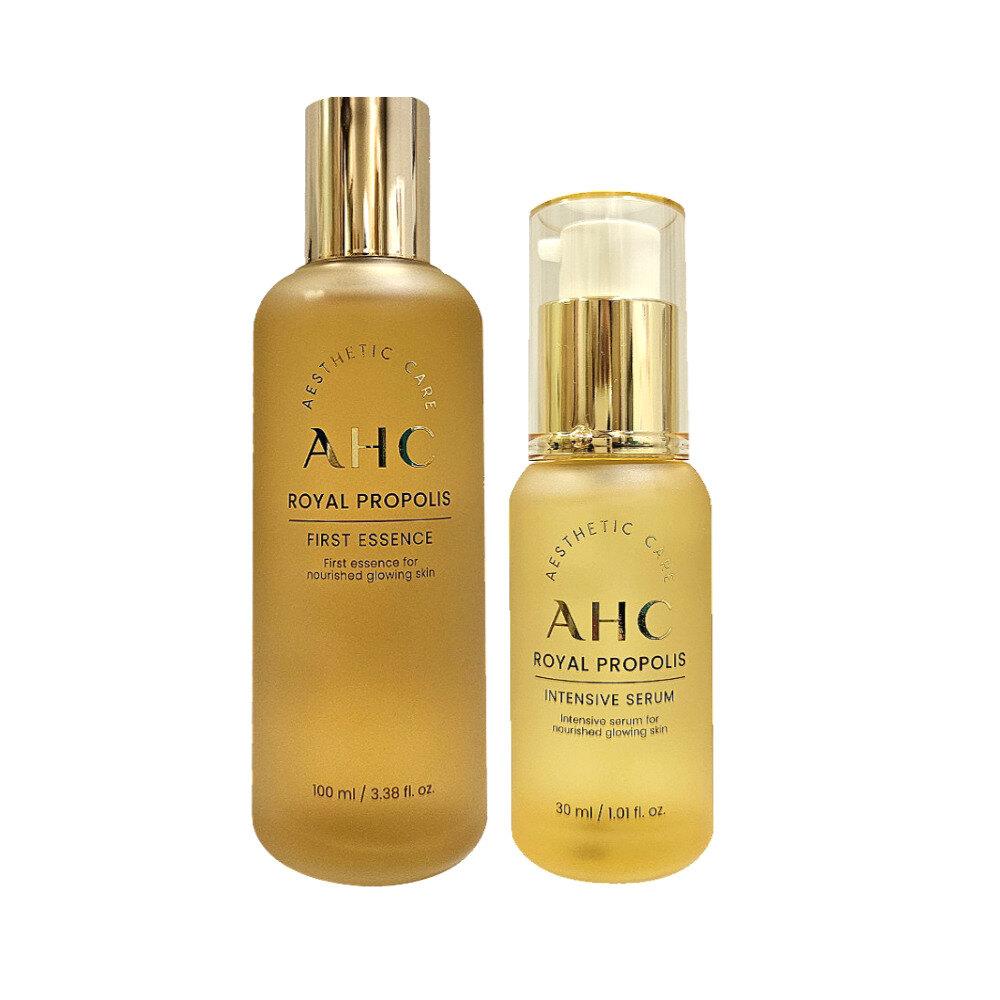 AHC Royal Propolis First Essence 100ml x 1 + Serum 30ml x 1 AHC Royal Propolis First Essence 1 x + Serum 1 x