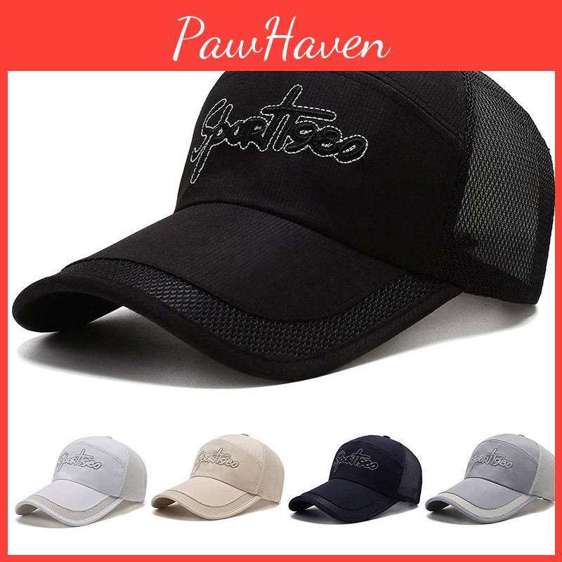 Letter Embroidery Sport Baseball Cap Summer Outdoor Breathable Protection Sun