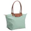 Longchamp Borsa Tote Pieghevole Le Pliage Originale in Tela Riciclata Borsa della Spesa Borsa a Spalla Grande da Donna Verde Pallido L1899089P99